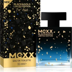 Mexx Black & Gold Limited Edition -Pas Cher Luxe Arome Magasin mexx black gold limited edition eau de toilette pour homme 1