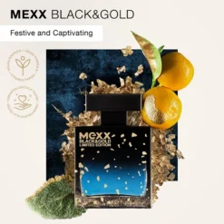Mexx Black & Gold Limited Edition -Pas Cher Luxe Arome Magasin mexx black gold limited edition eau de toilette pour homme 2